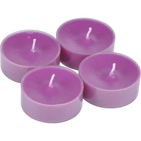 Lot de 4 Bougies Parfumées Chauffe-Plat "Trendie" Figue Gourmande (1/2)