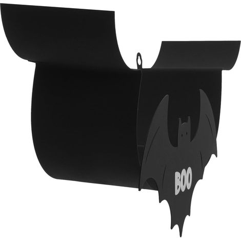 Porte-papier toilette fer noir mural pour rangement mural (1/5)