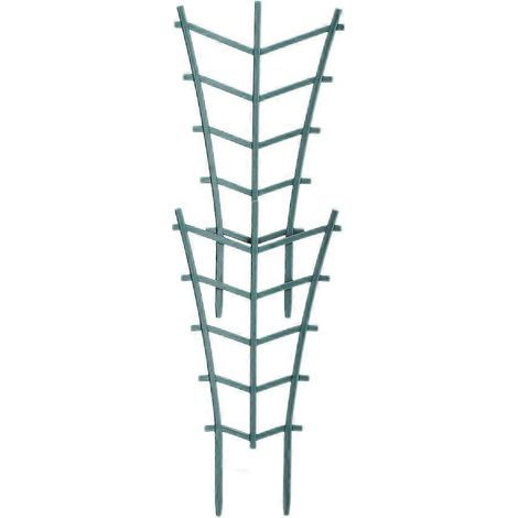 Nouveau kit de treillis de jardin - Lot de 2 pour légumes et plantes à fleurs (1/5)