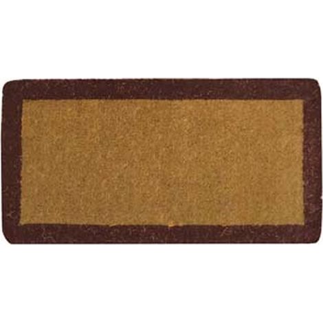 Zerbino a fascia marrone - spessore mm 38 - Misure: cm 35x70