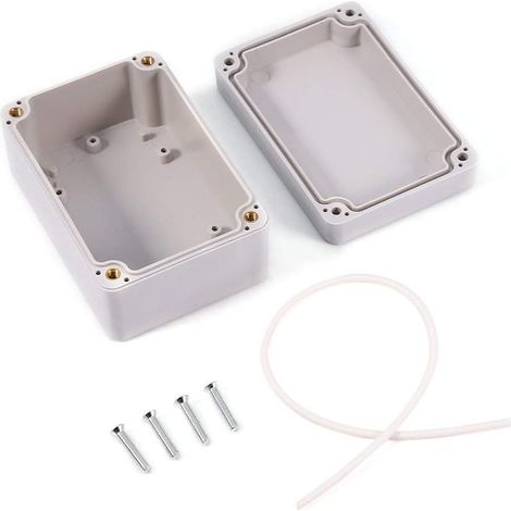 Boîte de Jonction Étanche IP65 100 x 68 x 50 mm Boîtier Électrique pour Extérieur Résistant à l’Eau et à la Poussière pour Installation Domestique et Industrielle (1/5)