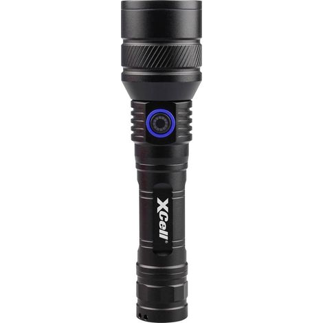 XCell Lunalux Pro LED (monocolore) Torcia tascabile lungo raggio, con modalità strobo, Interfaccia USB a batteria ricar (1/2)