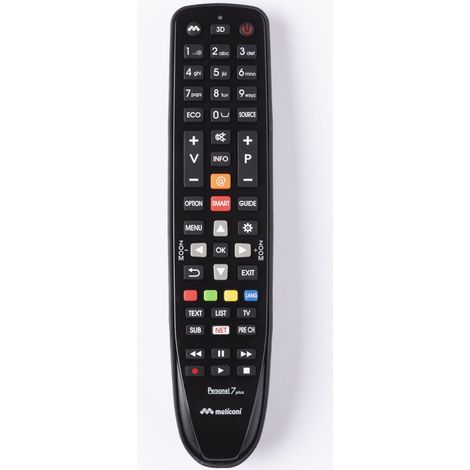 Meliconi Gumbody Personal 7 plus mando a distancia IR inalámbrico TV Botones