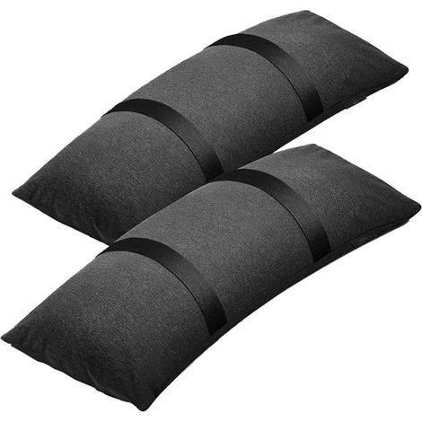 2 Pièces Sac de Sable pour Tonnelle, Sable pour Parasol de Terrasse, Sacs de Lestage Étanches, Stabilisateur d'Arche, pour Terrasse Extérieure, Jardin Arrière - Cour Coupe - Vent (1/5)