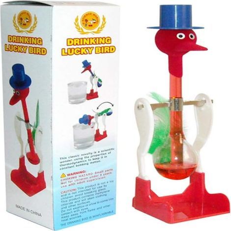 Magischer Trinkvogel, Perpetuum Mobile, kreativ (rot) (1/5)