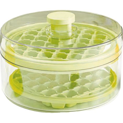 Bac à glaçons double couche grande capacité, sans odeur, pour boissons fraîches, café, cocktails, jus. (1/5)