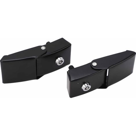 Diebstahlsicherungsset aus Metall mit Schlüsseln für die Motorhaube des Jeep Wrangler JK (2007–2017)