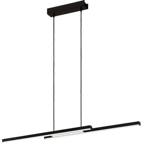EGLO - Fraioli-Z long table pendant black - RGB + TW - Zigbee, Bluetooth