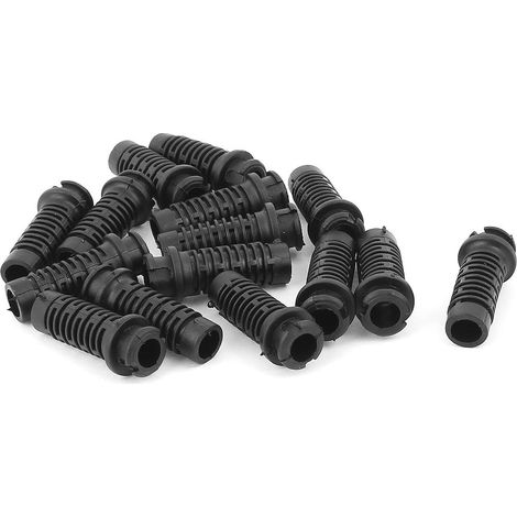 15pcs Manchon Cordon Protecteur Fil d'alimentation démarrage Sortie de Machine Gaine Passe-câble Passe-fil caoutchouc 38x12x8mm (1/2)
