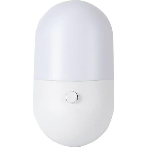 Veilleuse automatique de luminosité avec capteur crépusculaire, veilleuse Plug and Play pour chambre de bébé, cuisine, couloir, escalier, salon, blanc chaud (1/5)