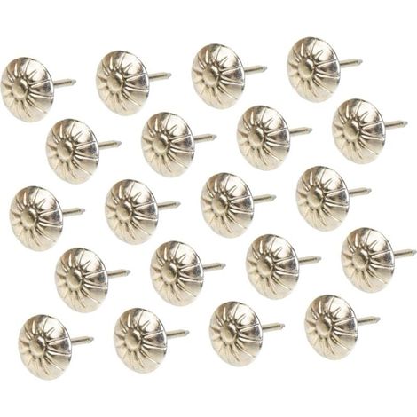 1000 Punaises Adhésives pour Tenture Murale Rondes Rétro en Laiton Antique Décoratives