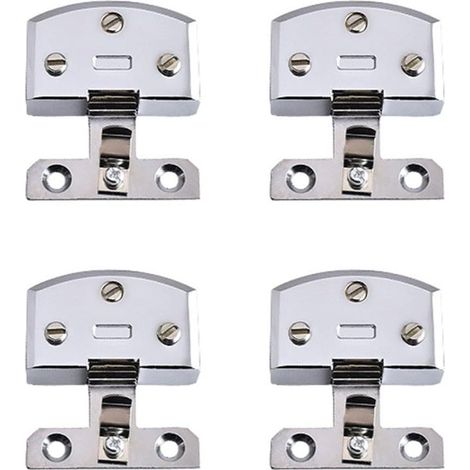 4pcs Zinc Alloy Glass Hinge 5-7mm for Cabinet Door Hinge (1/5)
