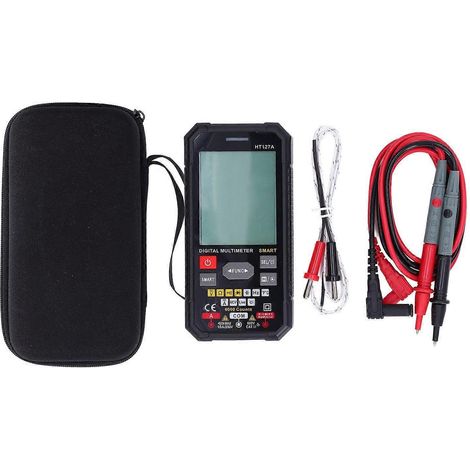 Digitales Multimeter Smart Mini Farb-LCD 3-Anzeige Taschenvoltmeter Spannungsprüfer HT127A
