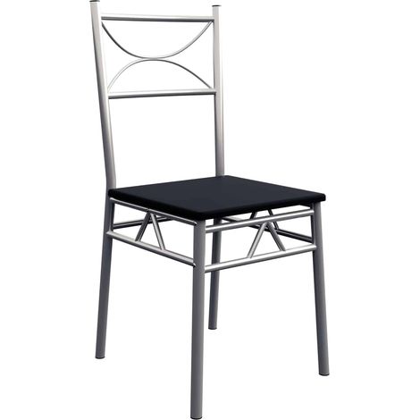 Dining table and chairs set for 4 black metal frame 5 pieces