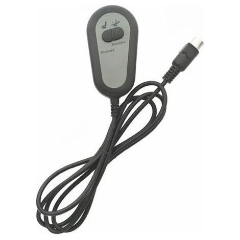 Télécommande pour fauteuil relax électrique Contrôleur manuel à 2 boutons compatible avec fauteuils releveurs et fauteuils inclinables Installation rapide et facile (1/5)