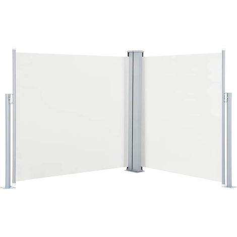 Tenda da Sole Laterale Retrattile Crema 120x600 cm vidaXL (1/5)