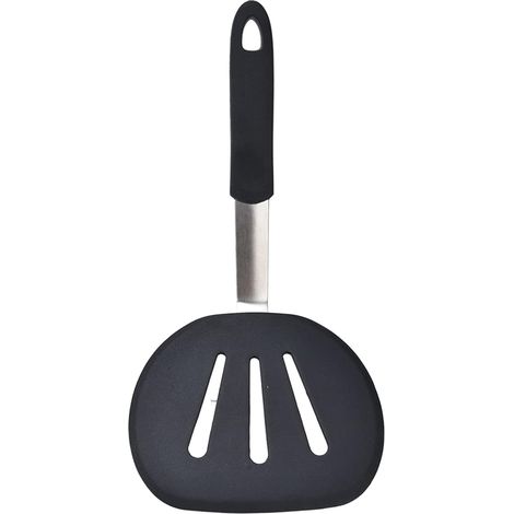 Spatule en silicone résistante à la chaleur, coupe pour crêpes et œufs, ustensile de cuisine polyvalent et antidérapant (1/5)