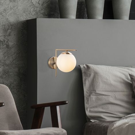 Wandlampe 1-flammiges kupferfarbenes Metal Haven
