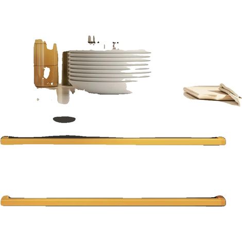 Poignées de cabinet, construction en métal, compatibles avec divers meubles, vert armée (1/2)