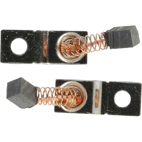 vhbw 2x balais charbon 5,5 x 3 x 3 mm compatible avec Saeshin Strong 107 II, 120 II fraiseuse électrique à ongles + ressort