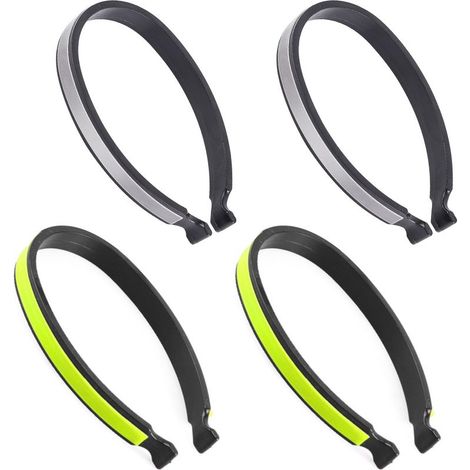 Clip per pantaloni riflettente moto – set di 2 – misura universale – Protezione contro il vento, la polvere e gli insetti – Alta visibilità per una maggiore sicurezza al buio (1/5)