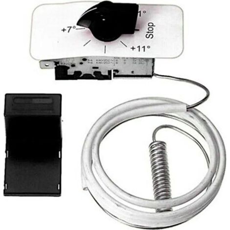 Thermostat avec Sonde pour Bains-Marie Glace jusqu'à +12°C - Contrôle Précis de Température pour Bière Fraîche en Gastronomie et Restaurants