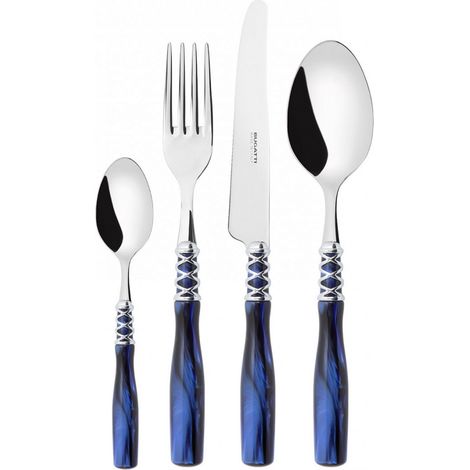 24 piezas en blueperlan azul de padre compacto Arianna ghiera cromata Bugatti