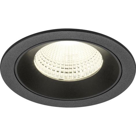 Encastré downlight NUMINOS® L intérieur 4000 K 55° IP20 rond noir - SLV - 1009798