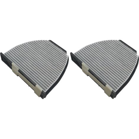 2x Trade-Shop Innenraumfilter / Pollenfilter / Aktivkohlefilter für Fram CFA10934, Purflux AHC318, UFI 54.163.00, WIX Filters WP9335, Filtron K 1246A