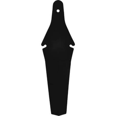 Guardabarros delantero para bicicleta - Paseos limpios - Montaje sin herramientas - 34 cm de largo - Negro (1/5)