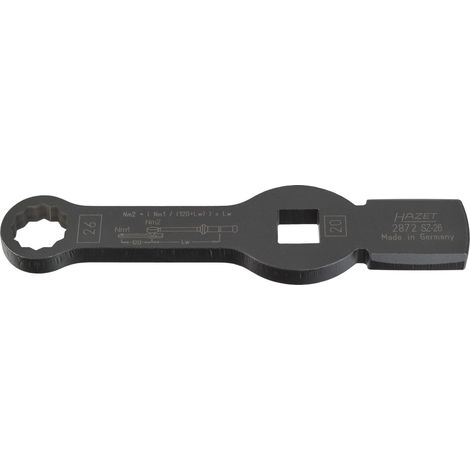 Clé polygonale à frapper à 12 pans avec 2 surfaces de frappe 2872SZ-26 26 mm HAZET (1/4)