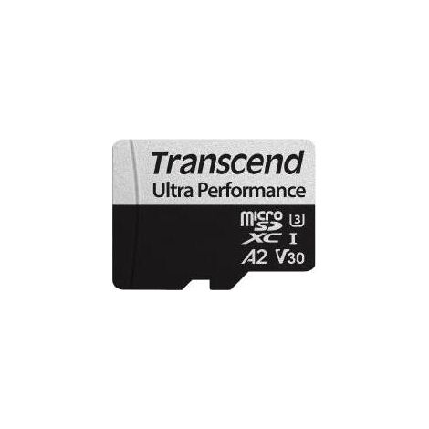 Transcend TS128GUSD340S 128GB Clase 10 UHS-I U3 V30 A2 Negro/Gris - Tarjeta microSD (1/2)