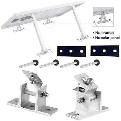 Kit de support pour panneau solaire réglable de 15 à 30°