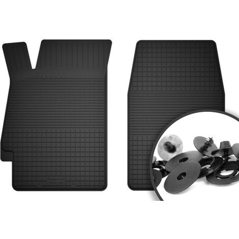Alfombrillas delanteras de goma para: Mazda 626 V GF familiar, liftback, sedán (1997-2002)