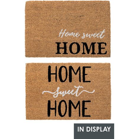 Zerbino 2 pezzi "Home Sweet Home" 40x60 cm