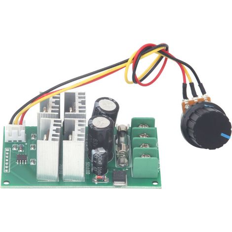 Contrôleur PWM 20A pour Moteur DC 6-60V avec Réglage de Vitesse et Potentiomètre (1/5)