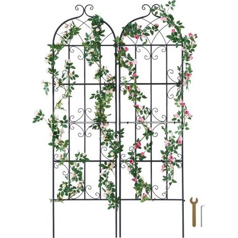 Treillis jardin pour plantes grimpantes - 51 x 180 cm (1/5)