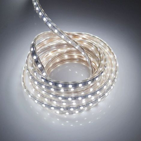 Ruban LED 2 Metres avec Interrupteur IP65 étanche Bande LED, 220V Bandeau LED, Blanc Froid-RAPANDA (1/5)