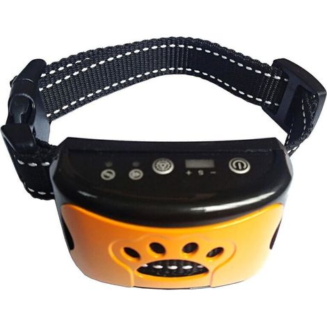 3-in-1 Antibell-Trainingshalsband für Hunde – Sicher, tierfreundlich und effektiv (Orange) (1/5)