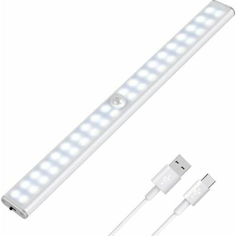 40 intelligente weiße LED-Perlen, Lichtleiste für den menschlichen Körper, 40 LED-Induktionsladelampe für dekorative Innenbeleuchtung (1/5)