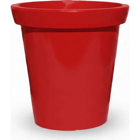 Plast'Up Rotomoulage – Pot de fleurs rond 200L – Dimensions 80x80x80 cm – Polyéthylène haute densité – Résistant aux UV et aux chocs – Pour fleurs et arbustes (1/4)