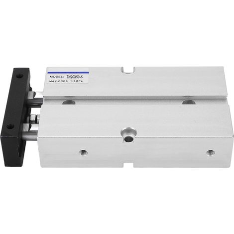 Pneumatic Air Cylinder 20mm Bore 50mm Stroke Dual Shaft Rod Double Acting Magnet Pneumatic Cylinder (1/5)