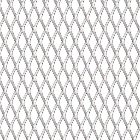 vidaXL Gartenzaunpaneel Edelstahl 100x85 cm 20x10x2 mm