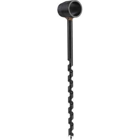 Perceuse à tarière manuelle noire haute dureté légère perceuse de survie portable pour le travail du bois sauvage 10-230mm/0.39-9.06in Autre outil du menuisier (1/5)