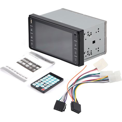 Écran Tactile 7 Pouces Autoradio MP5 Bluetooth FM Stéréo Mains Libres pour Toyota Corolla (1/5)