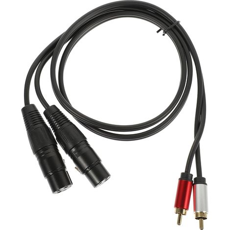 Câble Convertisseur Audio vers Xlr Femelle Fil de Cuivre Pur et Isolation Pe, Conversion Fiable pour Mixeurs Numériques et Harmoniseurs (1/5)