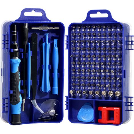 Kit de tournevis multifonctionnels 115 en 1 pour la réparation de montres et de téléphones portables (1/5)