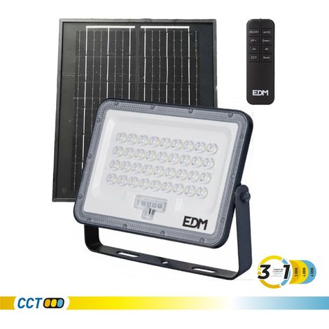 Foco proyector led solar 3cct 100 w 1200 lm