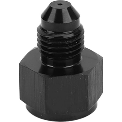 Adaptateur universel du restricteur d'huile -4 une femelle mâle à mâle Adaptateur en acier en carbone doux pour les turbos noirs-Crezuo (1/4)