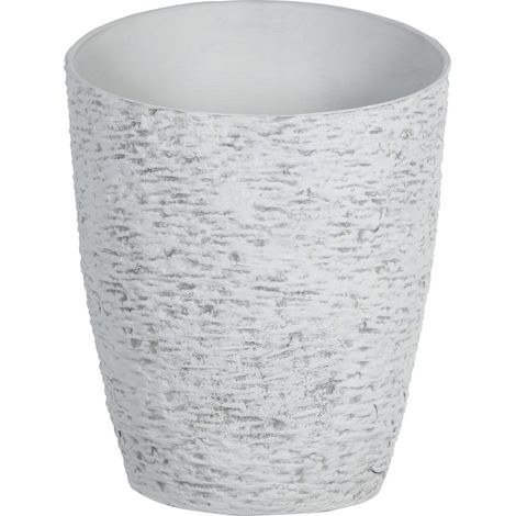Vaso da fiori alto in pietra per giardino, per interni ed esterni 44x58 cm grigio Naxos (1/5)